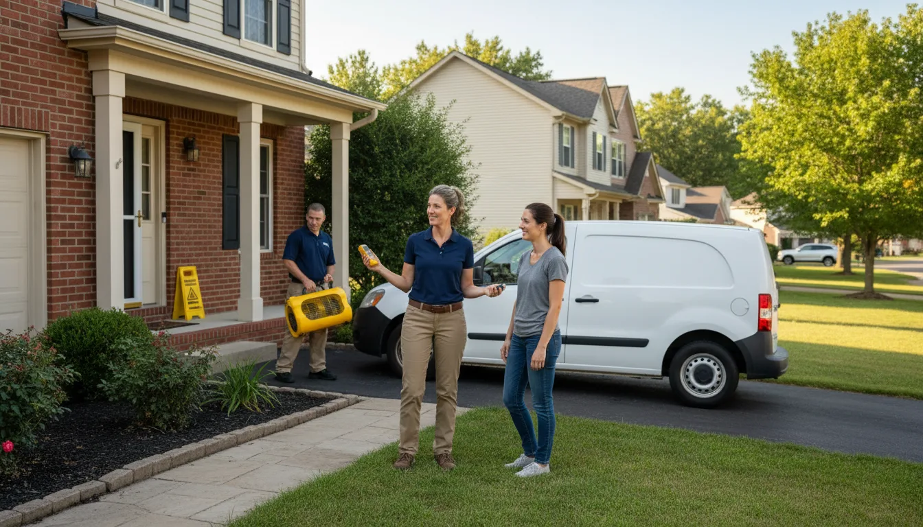 Water restoration image for Mildew Remediation in Pink Hill, NC
